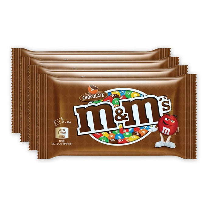 M&M's Milk Chocolate 45gm (Pack of 4)