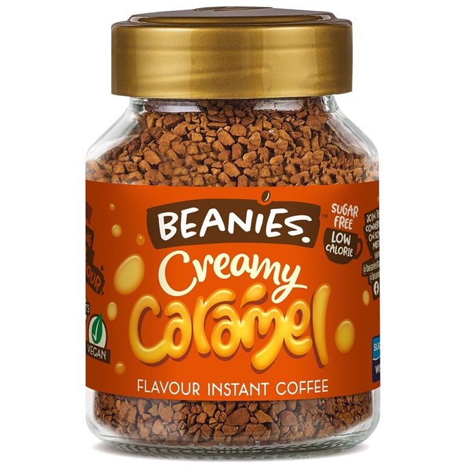 Beanies Instant Flavoured Coffee Creamy Caramel 50gm