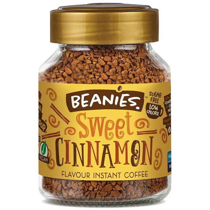 Beanies Instant Flavoured Coffee Sweet Cinnamon 50gm