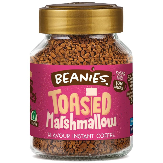 Beanies Instant Flavoured Coffee Toasted Marshmallow 50gm