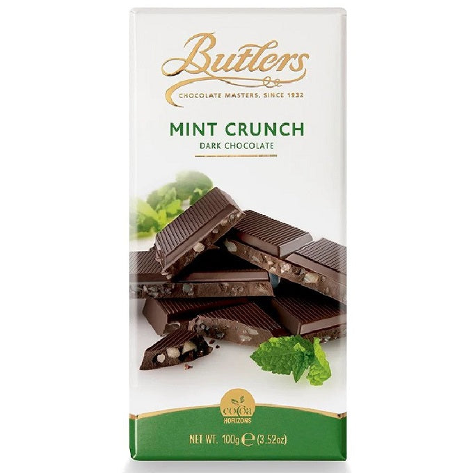 Butlers Mint Crunch Dark Chocolate Bar 100g