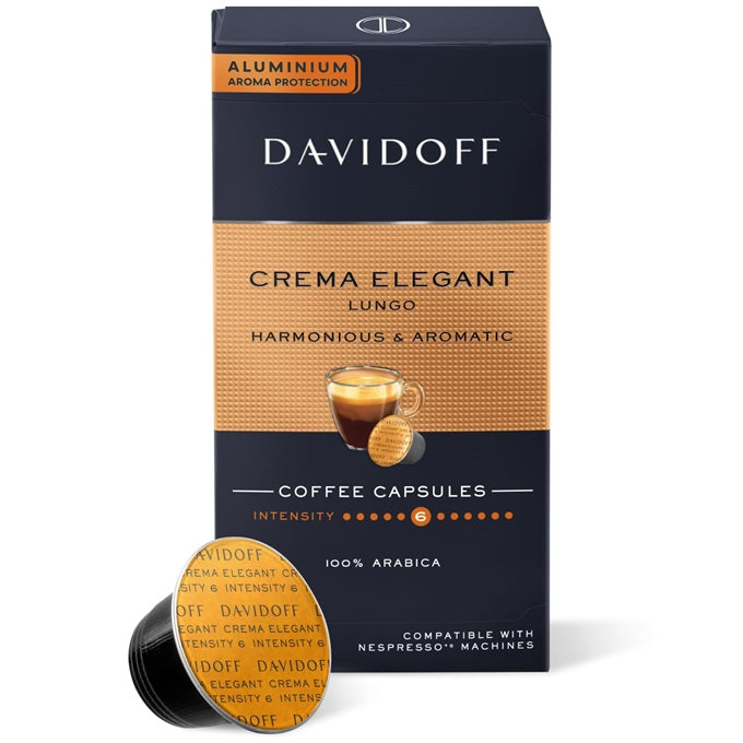 Davidoff Crema Elegant Lungo Coffee Capsules 10 Pods