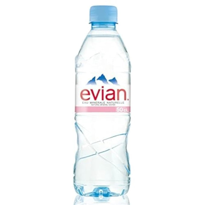 Evian Natural Mineral Water, 500Ml