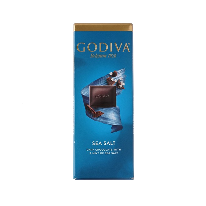 Godiva Sea Salt Dark Chocolate Bar 90gm