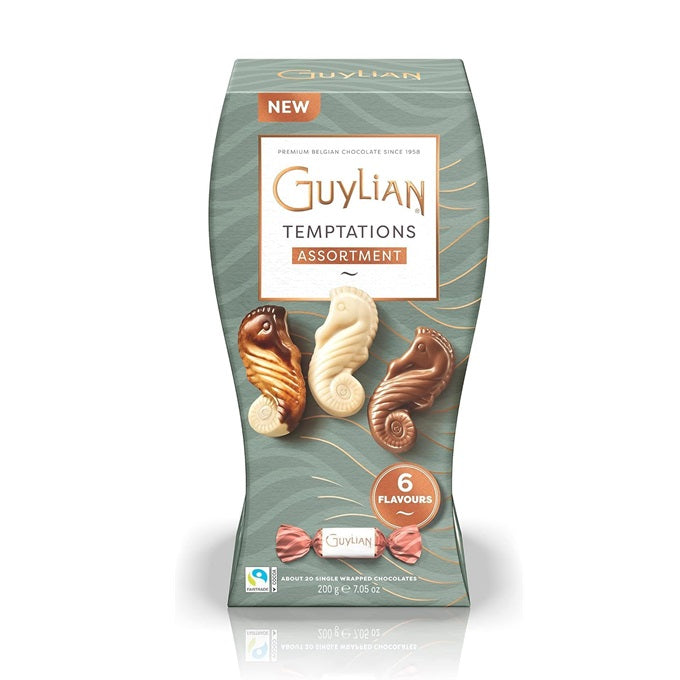 Guylian Temptations Assortment 6 Flavours Chocolate Shells 200gm