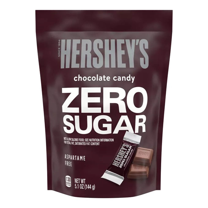 HERSHEY'S Zero Sugar Chocolate Candy 144gm