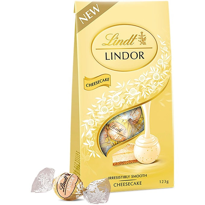 Lindt Lindor Cheesecake Chocolate Bag 123g