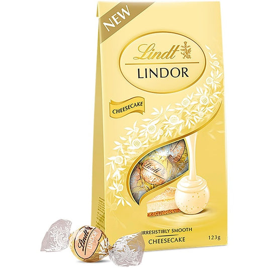 Lindt Lindor Cheesecake Chocolate Bag 123g