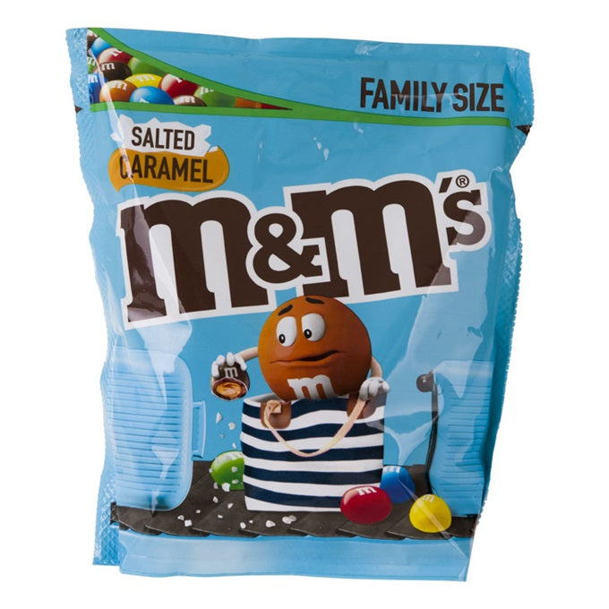 M&M'S Salted Caramel Chocolate Family Size Bag 330gm