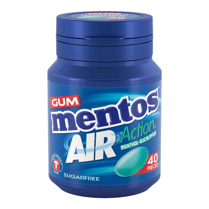 Mentos Air Action Sugarfree Chewing Gum 40 Pieces, 56g