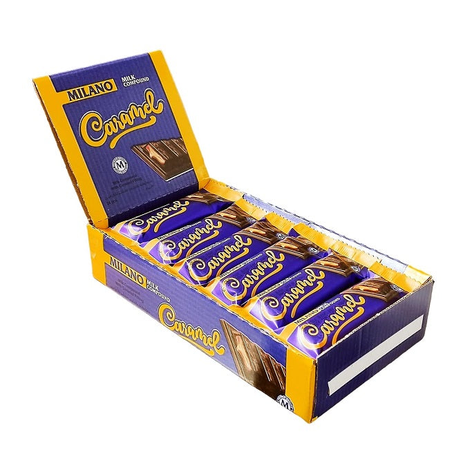 Milano Caramel Chocolate Bar 24pcs Box - 576gm