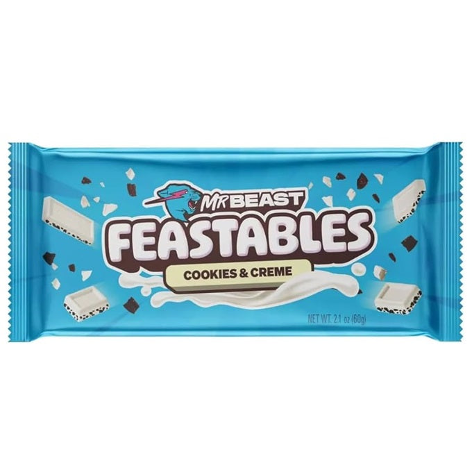 Mr.Beast Feastables Cookies & Creme White Chocolate 60gms