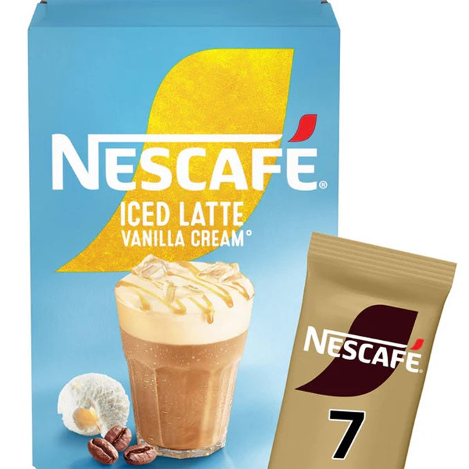 Nescafe Iced Vanilla Cream Latte Coffee Premix
