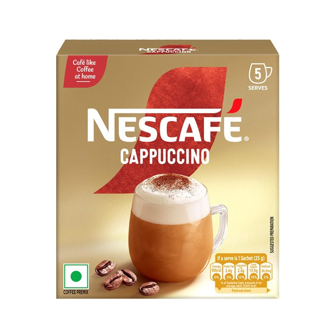 Nescafe Cappuccino Instant Coffee Premix, 125g