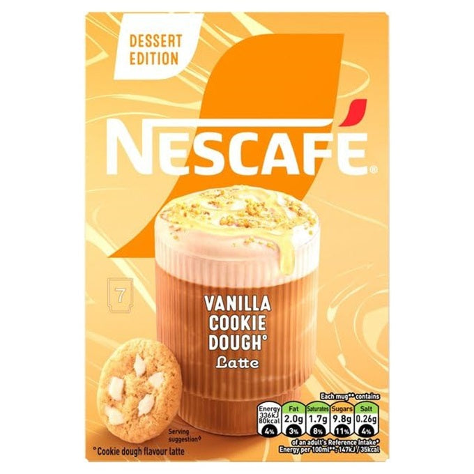 Nescafe Vanilla Cookie Dough Latte Dessert Edition 136g