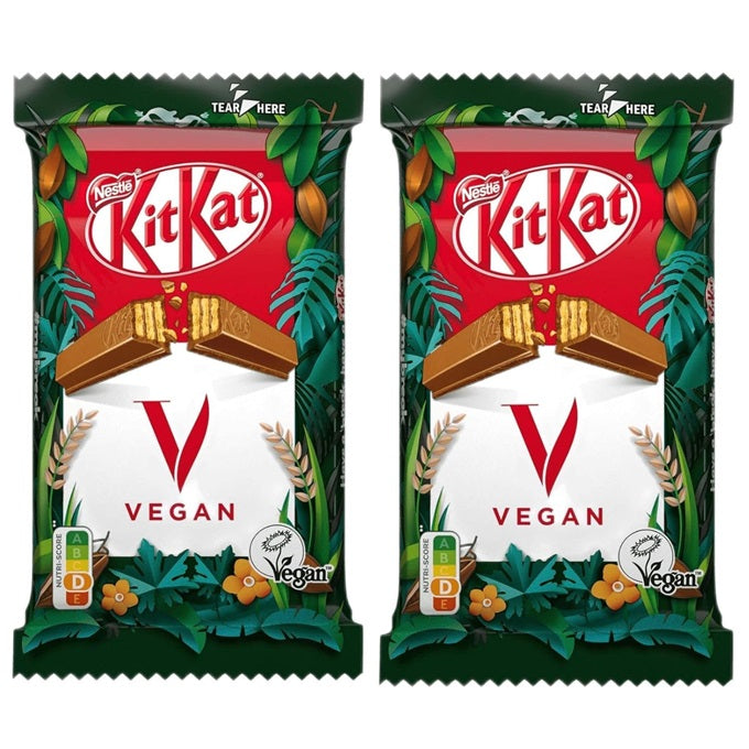 Nestlé KitKat Vegan 4 Fingers Chocolate Bars Pack of 2