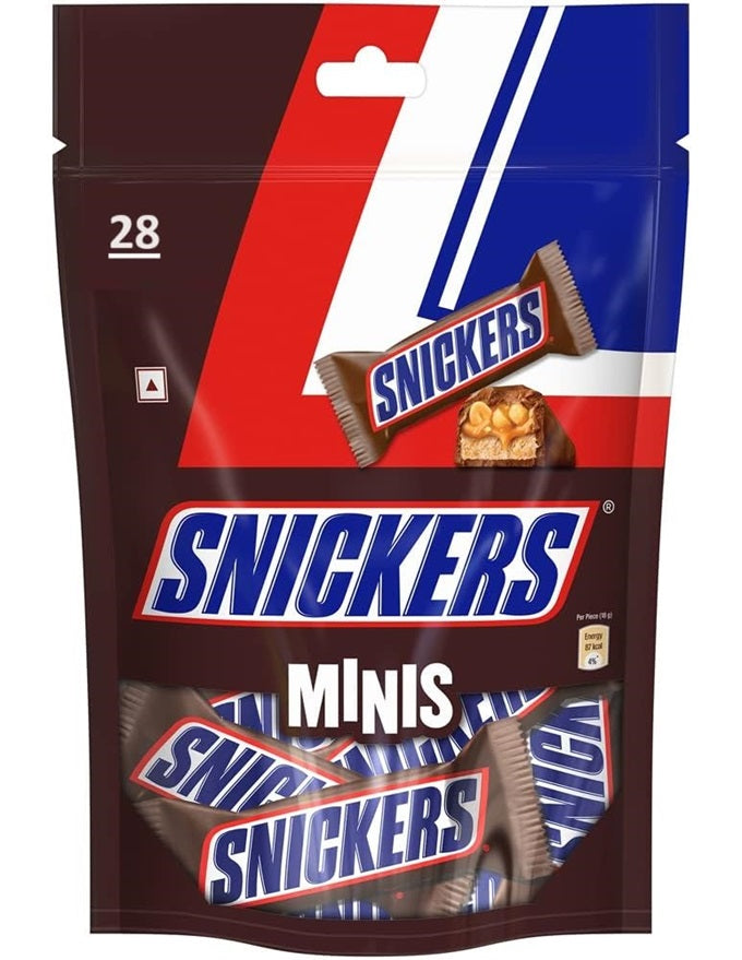 Snickers Minis 28 Milk Chocolate 500gm