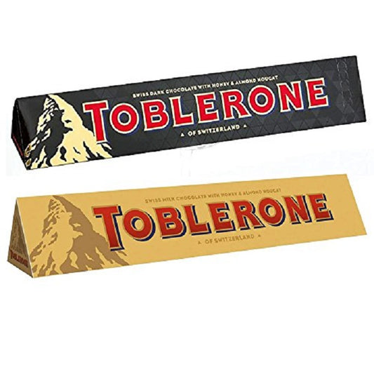 Toblerone Milk & Dark Chocolate 100gm Pack of 2