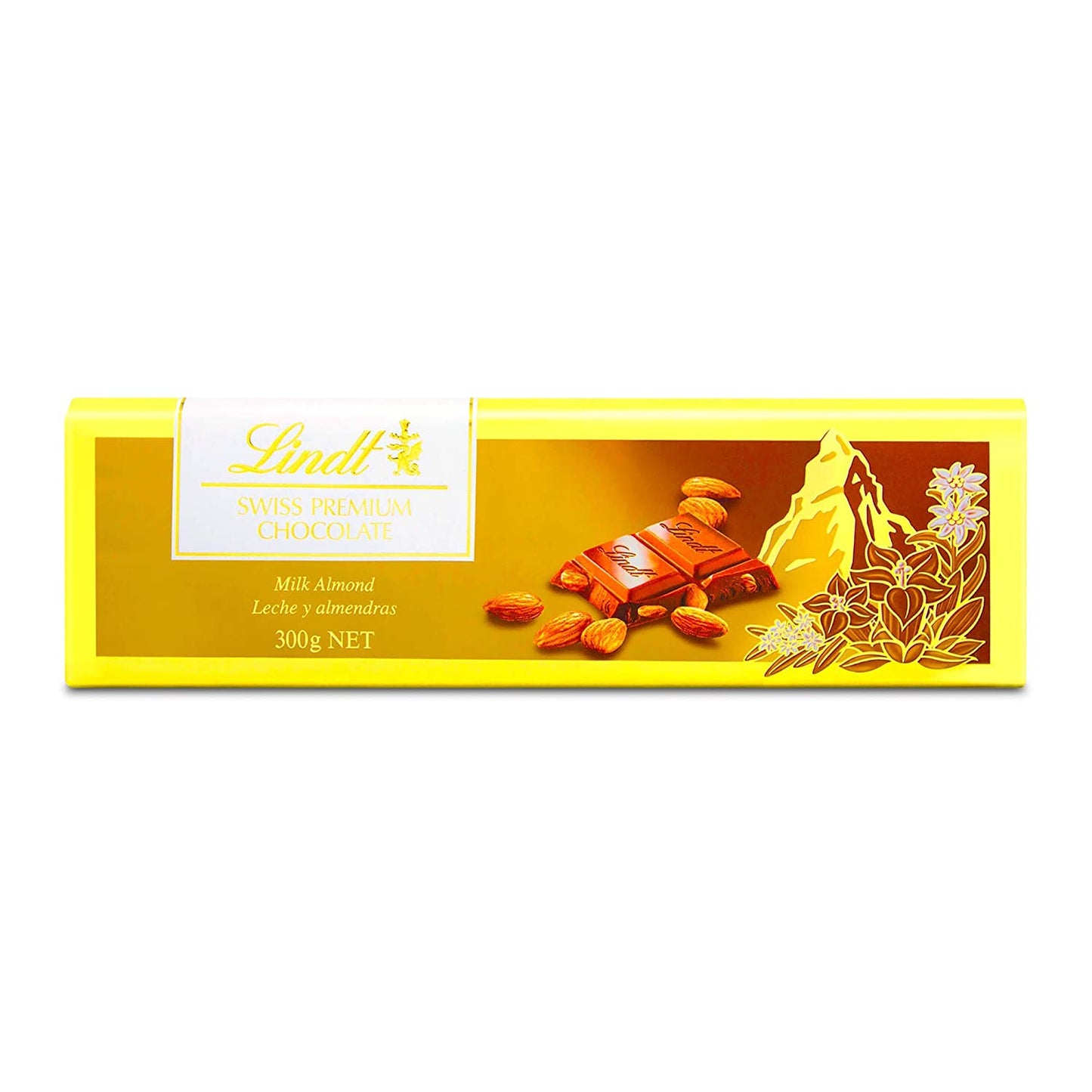 Lindt Gold Tab Chocolate with Almond Milk 300g