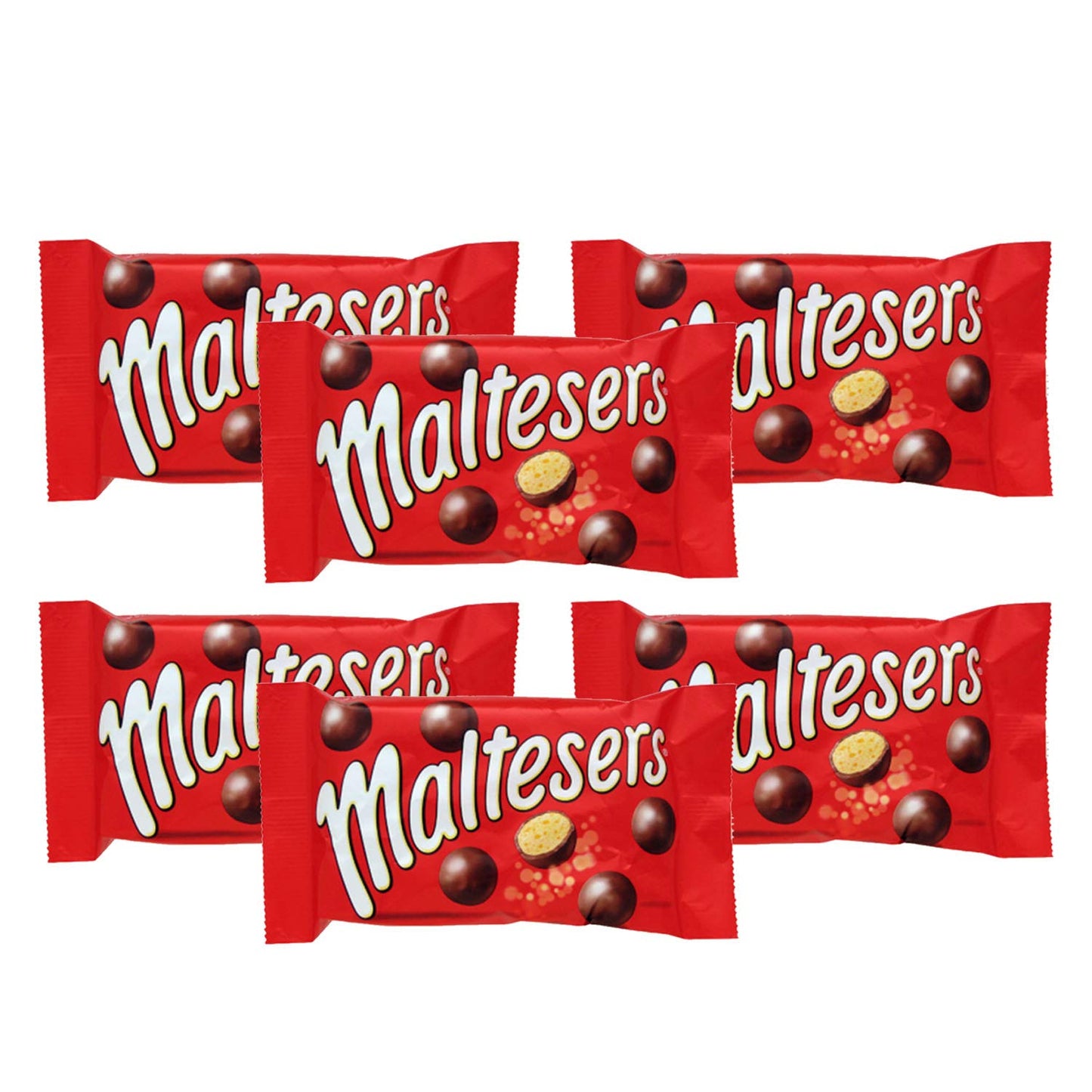 Maltesers Milk Chocolate with Honeycombed Centre 6 X 37g
