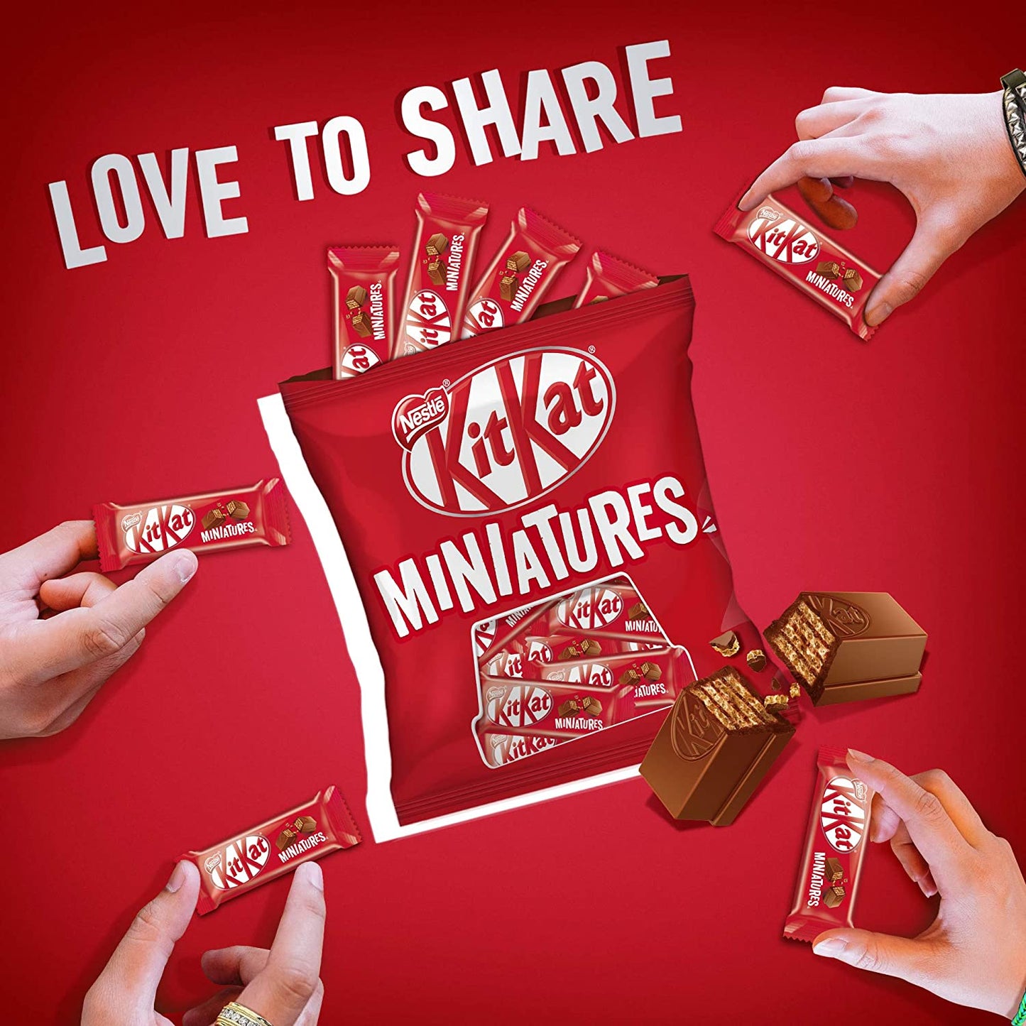 Kitkat Crispy Wafer Finger Covered with Milk Chocolate 110g