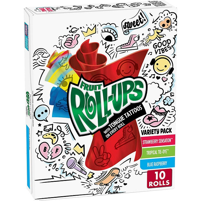 Betty Crocker Fruit Roll Ups, Variety Pack, 141gm
