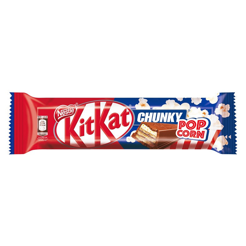 Kitkat Chunky Popcorn Chocolate 40.5g (24 Pcs) Imported