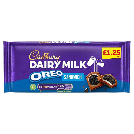Cadbury Dairy Milk Chocolate Oreo Sandwich, 96gm (UK)
