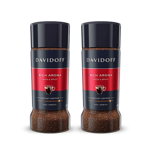 Davidoff Rich Aroma Instant Coffee 100gm (Pack of 2)