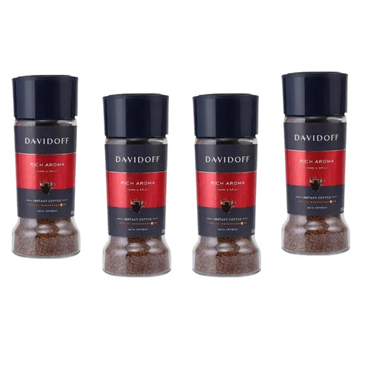Davidoff Rich Aroma Instant Coffee 100gm (Pack of 4)