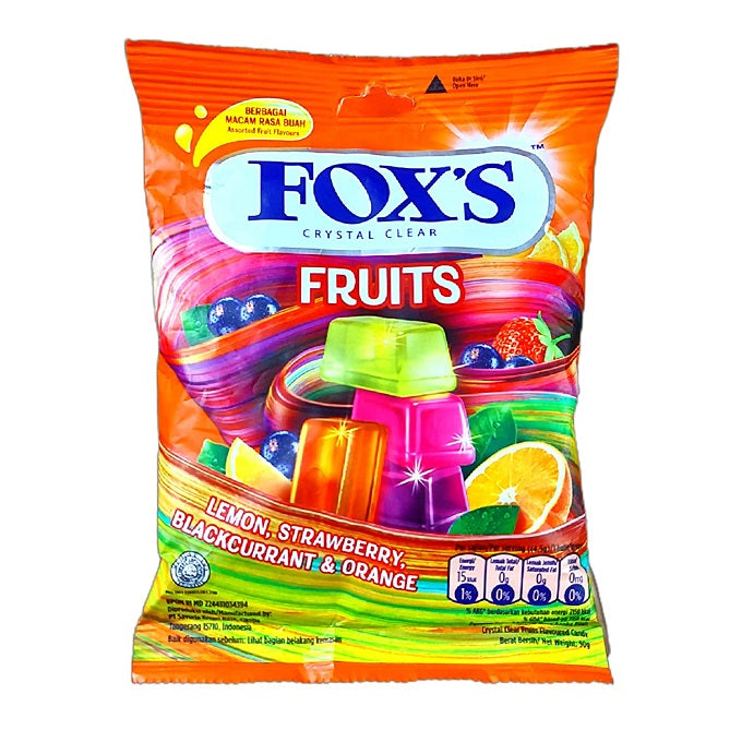 Fox's Crystal Clear Fruits Candy 90g