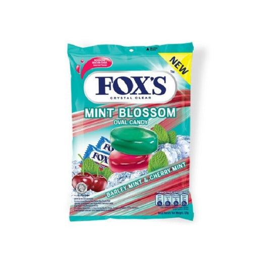 Fox's Crystal Clear Mint Blossom Oval Candy 125gm