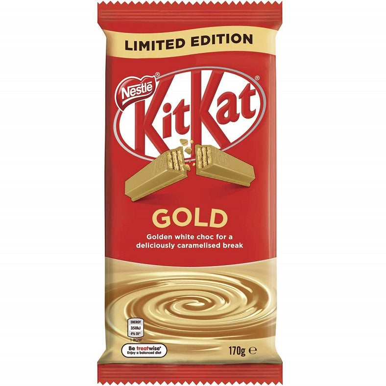 KitKat Gold 160g Chocolate Bar Imported