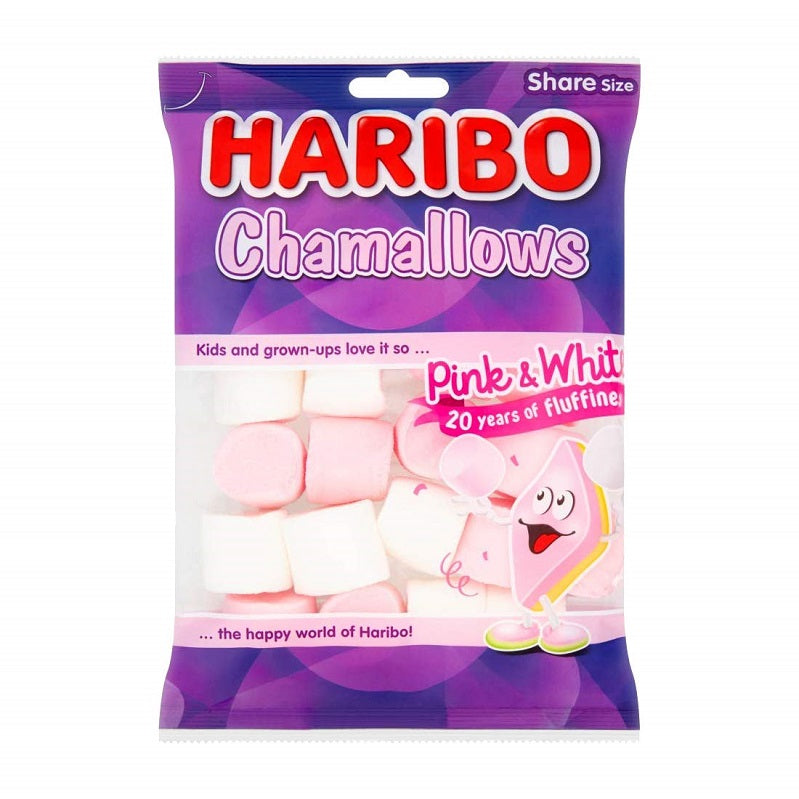 Haribo Chamallows Pink & White 140g Imported