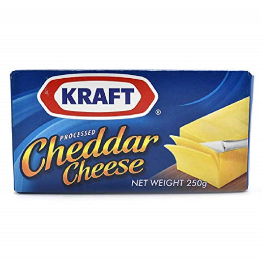 Kraft Processed Cheddar Cheese Imported 250g