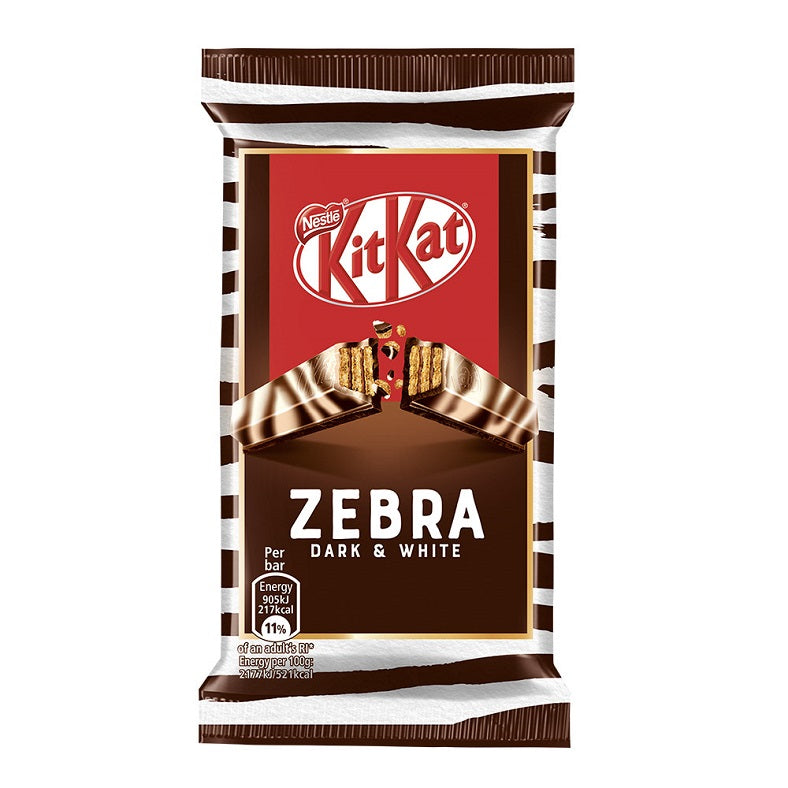 KitKat Zebra Box Imported Dark & White Chocolate Pack of 27