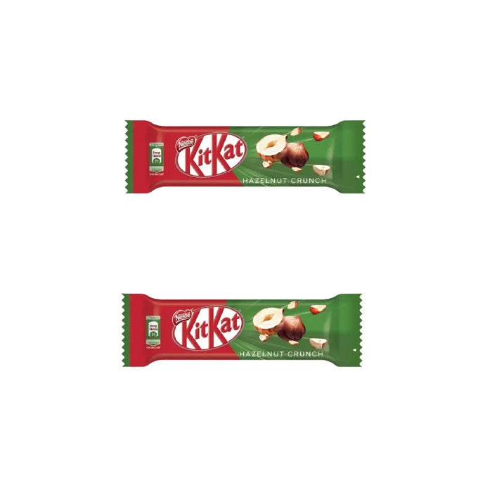 KitKat 2 Finger Hazelnut Crunch Chocolate (Pack of 2)