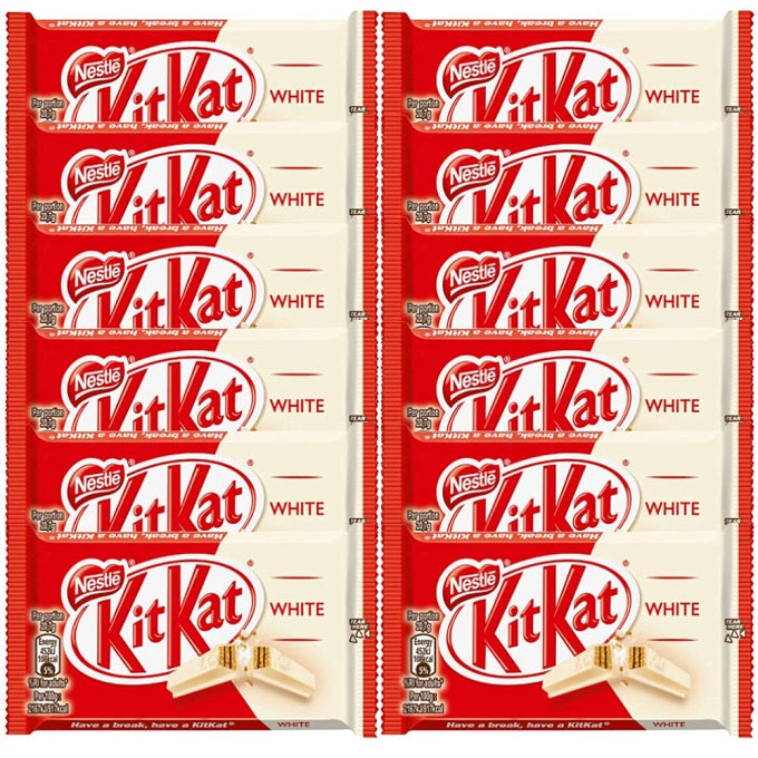 KitKat 4 Finger White Chocolate - Pack of 12