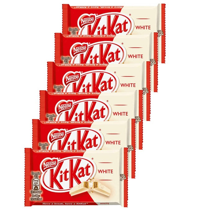 KitKat 4 Finger White Chocolate - Pack of 6
