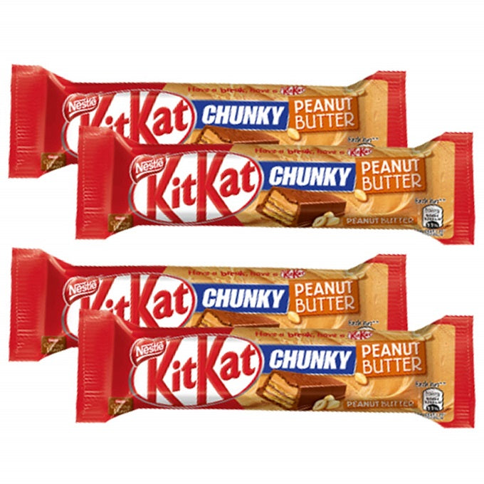 KitKat Chunky Peanut Butter Chocolate - Pack of 4