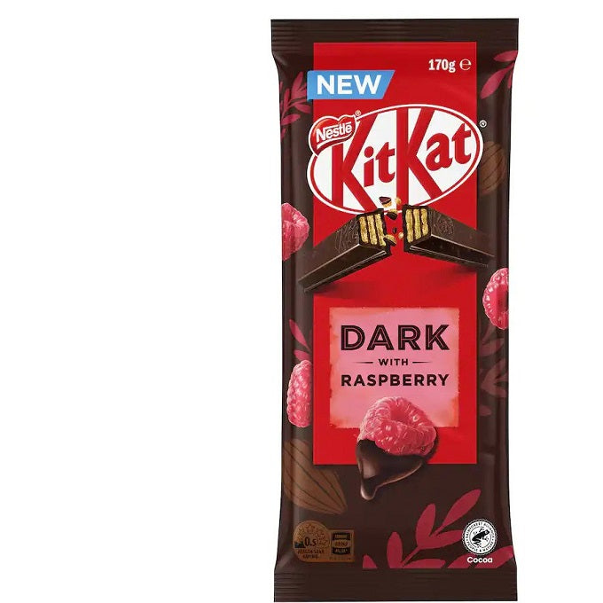 KitKat Raspberry Dark Chocolate Block 170g