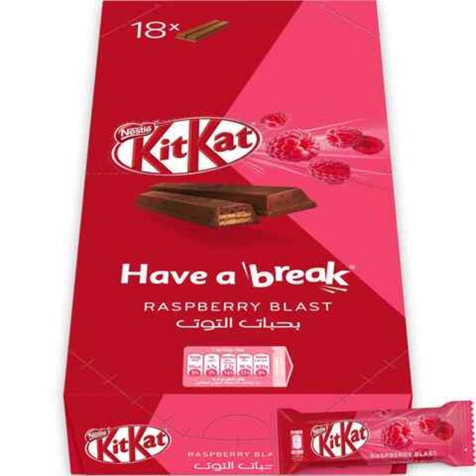 Kitkat 2 Finger Raspberry Blast Chocolate 18 Piece