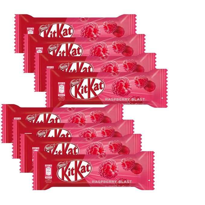 Kitkat 2 Finger Raspberry Blast Chocolate Pack of 8