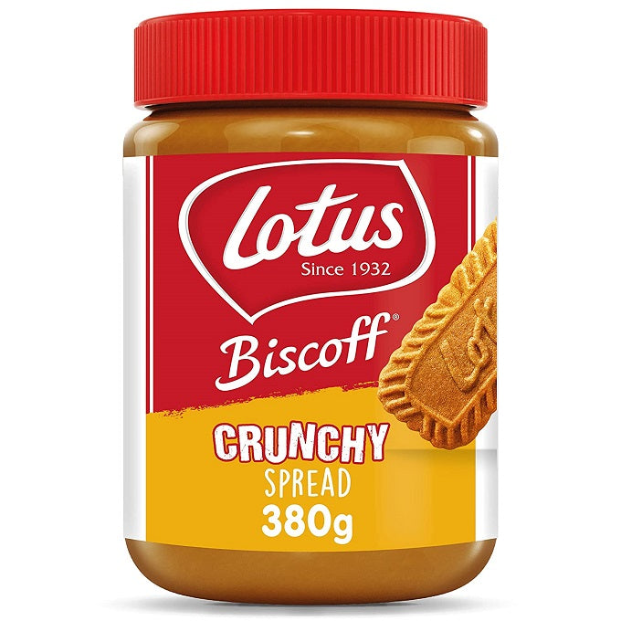 Lotus Biscoff Crunchy Biscuit Spread 380gm