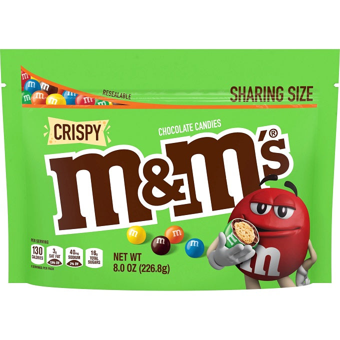 M&M's Crispy Chocolate Candy Sharing Size 226gm