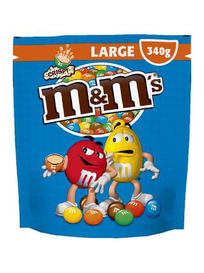 M&M's Crispy Large Pouch 340gm