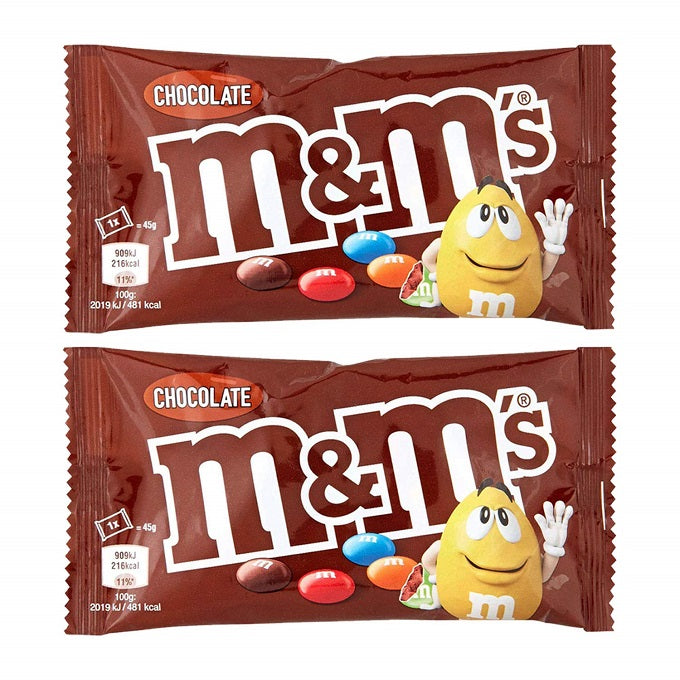 M&M's Milk Chocolate 45gm (Pack of 2)