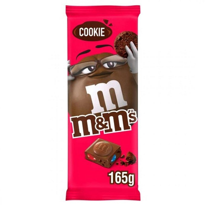 M&M's Cookie Chocolate Bar 165g (Imported)