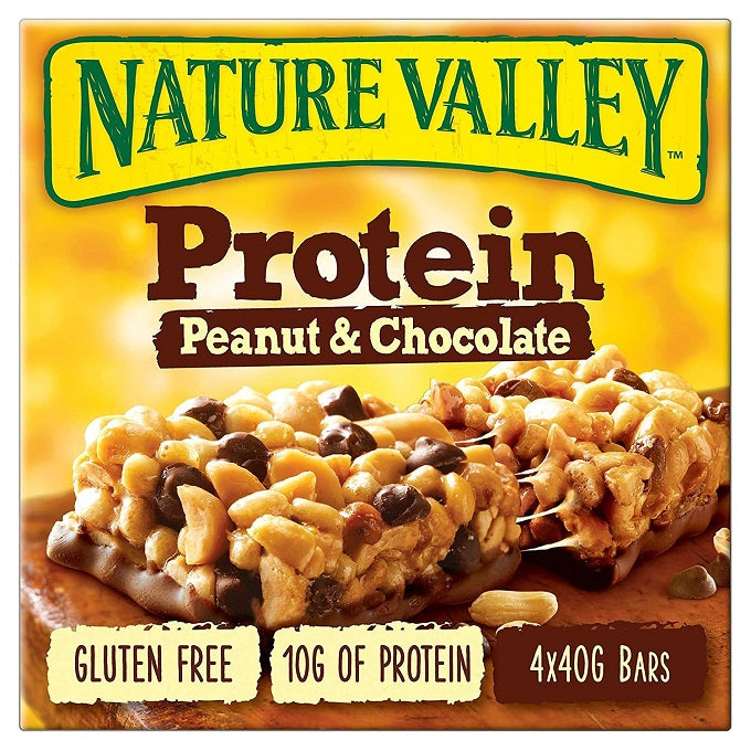 Nature Valley Protein Peanut & Chocolate Cereal Bar 4 X 40g