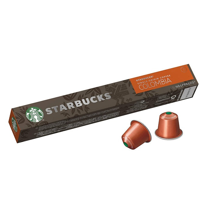 Starbucks By Nespresso Single Origin Colombia Coffee Pods 10 Capsules
